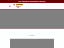 Tablet Screenshot of hotelelnaranjo.com